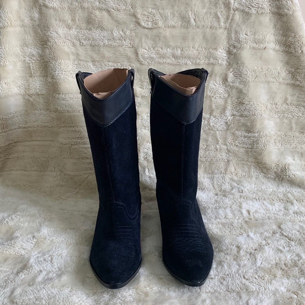 Reba Black Heeled Boots